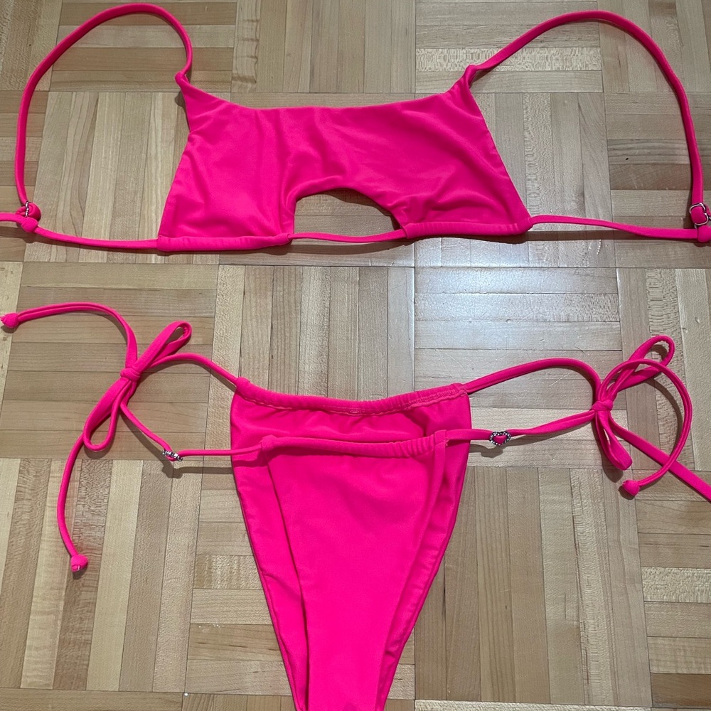 Bright Pink Bikini Set